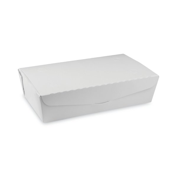 Pactiv Evergreen EarthChoice OneBox Paper Box, 77 oz, 9 x 4.85 x 2.7, White, PK162 NOB04SW